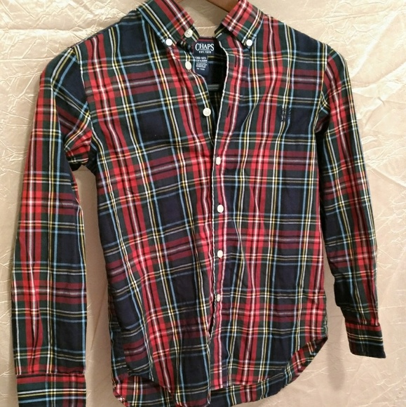 Chaps Other - Chaps Boys Size 10-12 (M) plaid button down